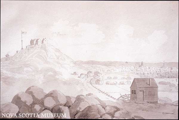 Town of St John 1817 by John E Woolford